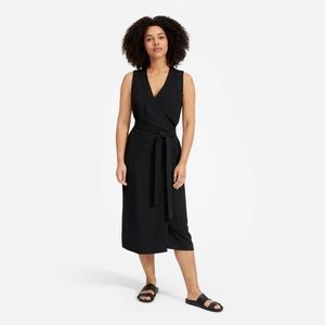 Everlane The Japanese GoWeave Sleeveless Wrap Dress sz 00
